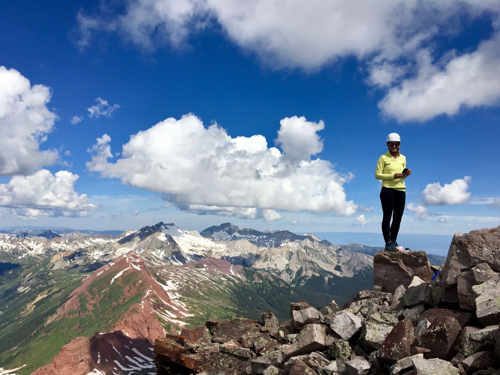 On top of Maroon Bells